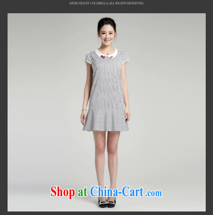 The Constitution is the female summer new dresses 2015 mm thick graphics thin stylish relaxed thick sister skirt 1494 black-and-white, 148 /7 XL pictures, price, brand platters! Elections are good character, the national distribution, so why buy now enjoy more preferential! Health