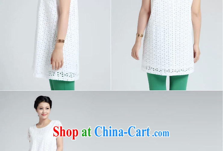 The Constitution the hypertrophy, female thick mm summer new 2015 graphics gaunt-style short-sleeved dresses 1293 white 108/3 XL pictures, price, brand platters! Elections are good character, the national distribution, so why buy now enjoy more preferential! Health