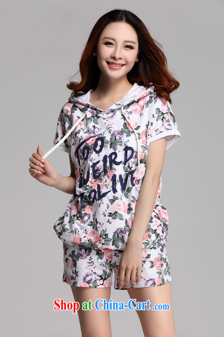 Loved new summer Korean fashion and indeed XL female package loose uniforms two-piece 3559 white XXXL pictures, price, brand platters! Elections are good character, the national distribution, so why buy now enjoy more preferential! Health