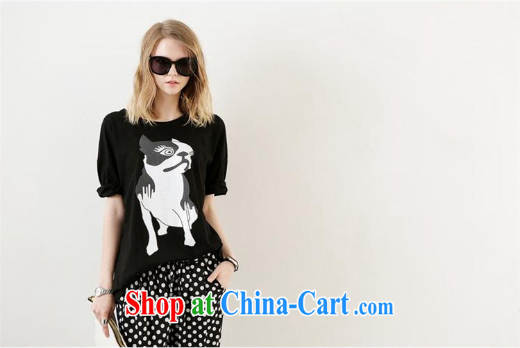 Wen Min 2015 summer new cartoon Leisure package the code women 9039 black 9039 XXXL pictures, price, brand platters! Elections are good character, the national distribution, so why buy now enjoy more preferential! Health