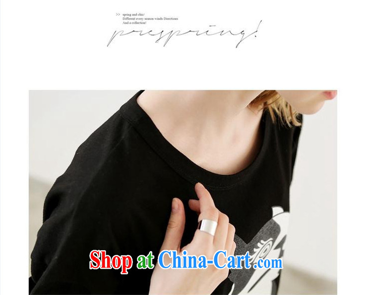 Wen Min 2015 summer new cartoon Leisure package the code women 9039 black 9039 XXXL pictures, price, brand platters! Elections are good character, the national distribution, so why buy now enjoy more preferential! Health