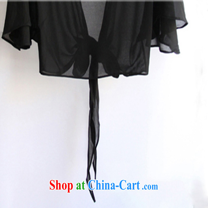 surplus to the Code female summer minimum ground short shawl jacket 2014 summer thick sister shawl bat sleeves, short xxxxl Black Other sizes please contact customer service, profit, and the Code women, shopping on the Internet
