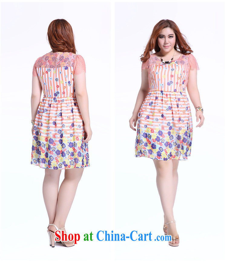Slim Li Hsiu-female summer maximum code XL dresses Korean fashion beauty lace spell series skirts Q 3901 green XXXL pictures, price, brand platters! Elections are good character, the national distribution, so why buy now enjoy more preferential! Health