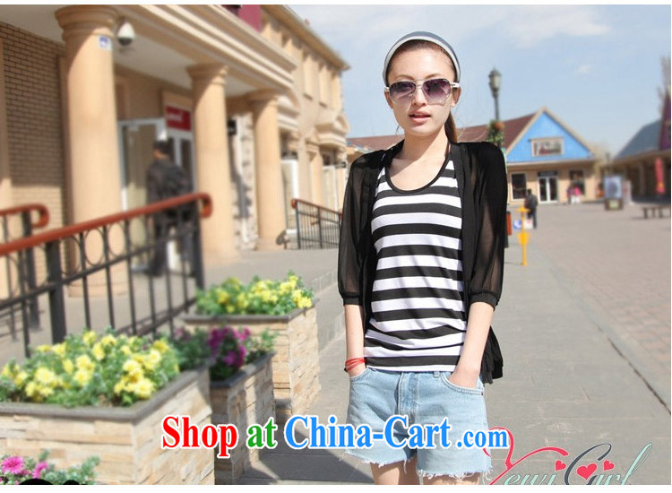 surplus to the 2014 code female Summer Snow-woven small shawl jacket sunscreen shirts summer air-conditioning T-shirt thick mm video thin short-yi, a shoulder, a black XXXL - factory direct, pictures, price, brand platters! Elections are good character, the national distribution, so why buy now enjoy more preferential! Health