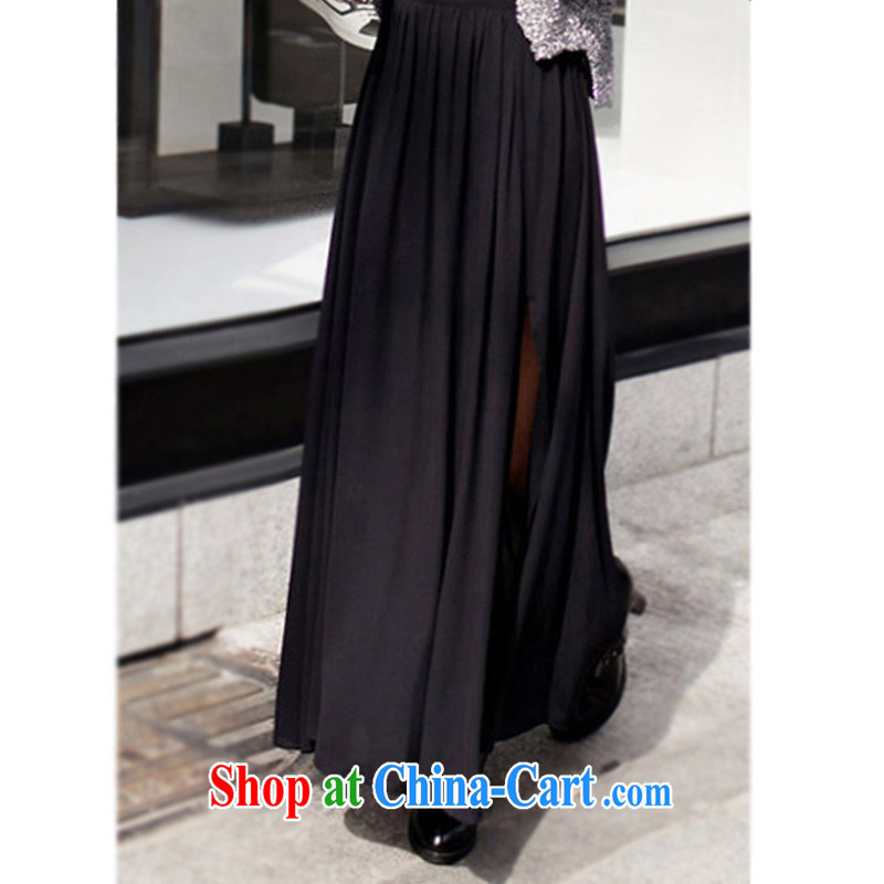 surplus to 2014 mm thick autumn and the snow-woven long skirt the code female body fat as well as his sister, and the fairy dress cool, can be given to special code black XXXL - factory direct, surplus, and, on-line shopping