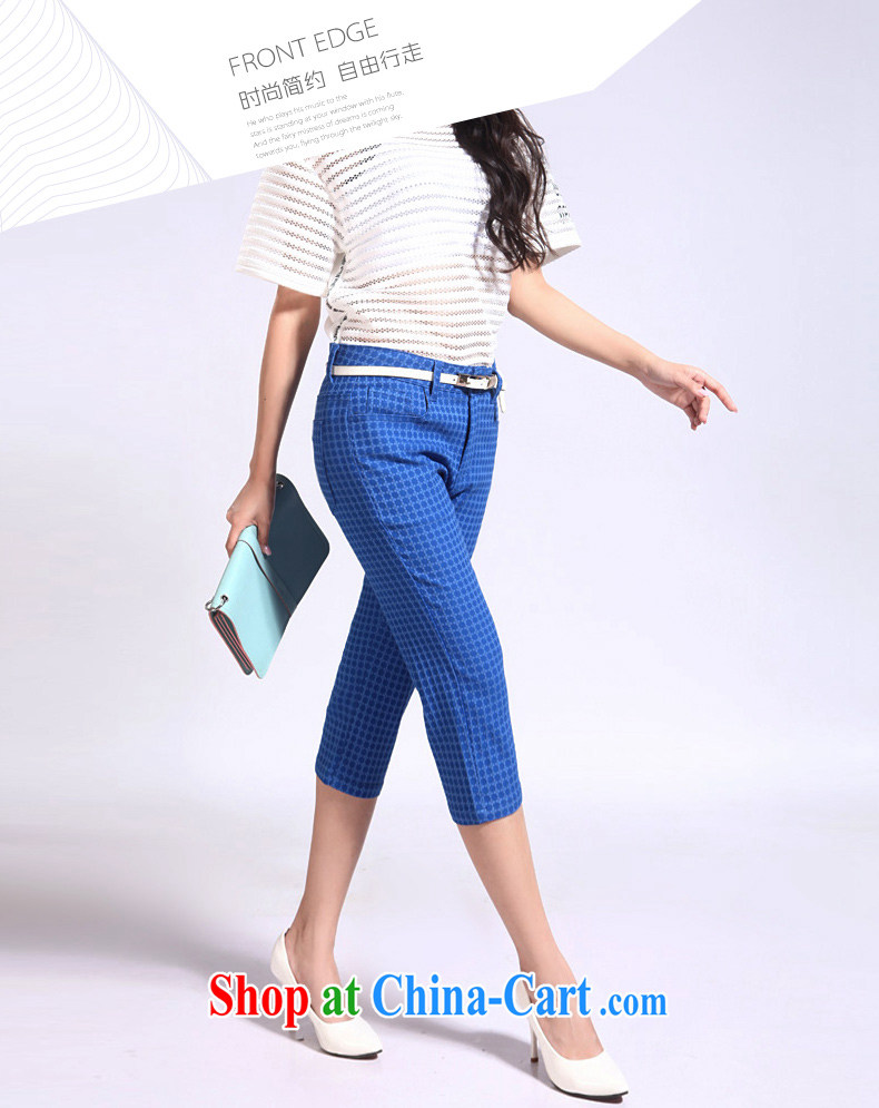 Crescent sets the code women female Trouser press 7 pants thick mm video thin summer thin 7 pants high waist straight and pants leisure 7 pants blue patterned 30 pictures, price, brand platters! Elections are good character, the national distribution, so why buy now enjoy more preferential! Health