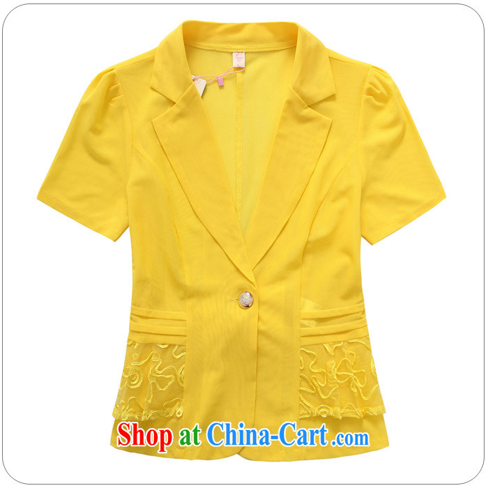 Constitution, new 2015 Korean fashion OL links, lapel, tie the yarn Air Conditioning T-shirts summer ground 100 mm thick XL small jacket career small suit black large XL 3 160 - 180 Jack pictures, price, brand platters! Elections are good character, the national distribution, so why buy now enjoy more preferential! Health