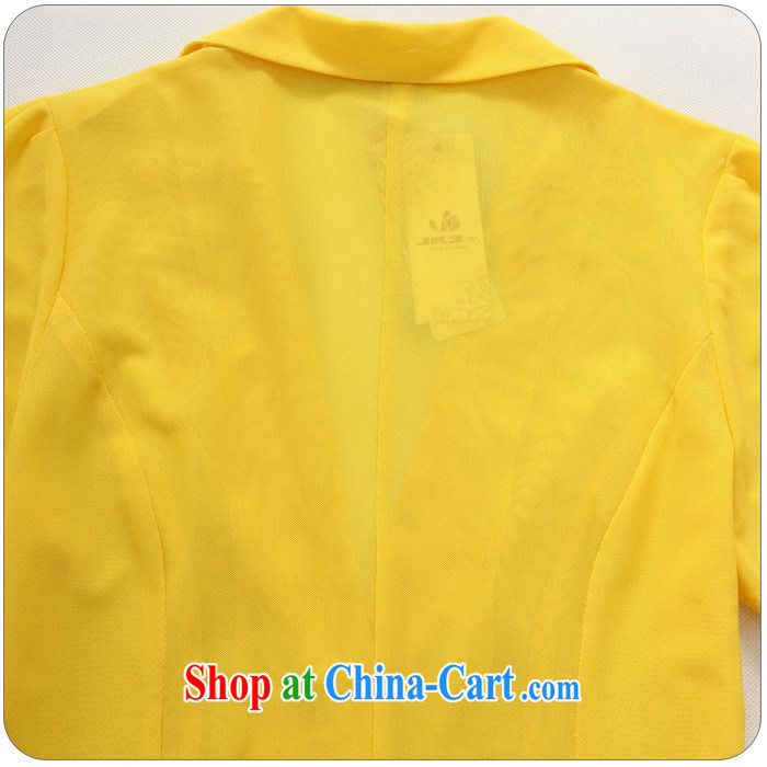 Constitution, new 2015 Korean fashion OL links, lapel, tie the yarn Air Conditioning T-shirts summer ground 100 mm thick XL small jacket career small suit black large XL 3 160 - 180 Jack pictures, price, brand platters! Elections are good character, the national distribution, so why buy now enjoy more preferential! Health