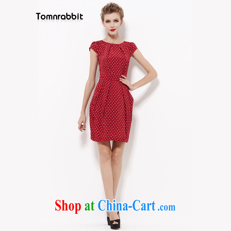 2014 Tomnrabbit thick sister new Europe and indeed the XL female wave, cotton Silk Dresses video thin summer B 14 245 photo color XXXL