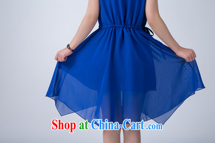 Summer 2014 XL mm thick girls dresses pure color beauty graphics thin elegant high-end atmosphere even skirt black XXXL pictures, price, brand platters! Elections are good character, the national distribution, so why buy now enjoy more preferential! Health