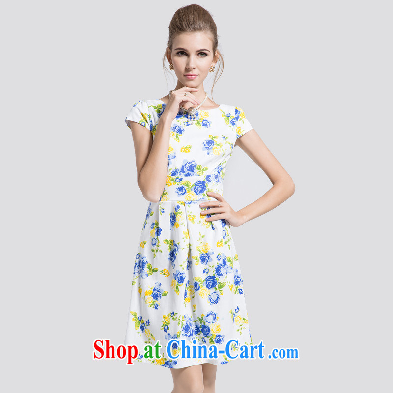 Tomnrabbit dresses floral graphics thin, picture color XXXL, Tomnrabbit, shopping on the Internet