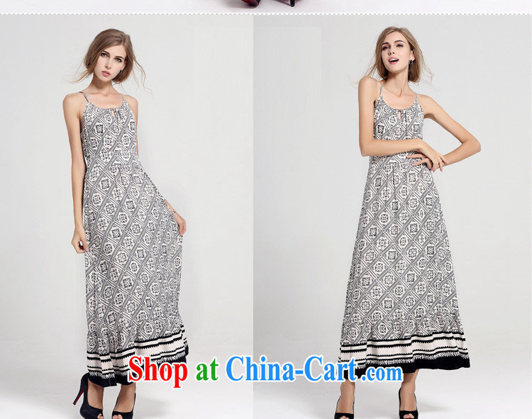 Cotton silk floral strap dress summer picture color XXXL pictures, price, brand platters! Elections are good character, the national distribution, so why buy now enjoy more preferential! Health