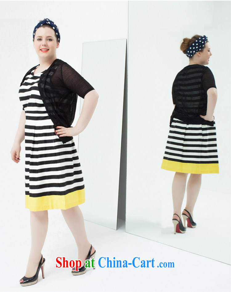 Sleeveless striped beauty large skirt white XXXL pictures, price, brand platters! Elections are good character, the national distribution, so why buy now enjoy more preferential! Health