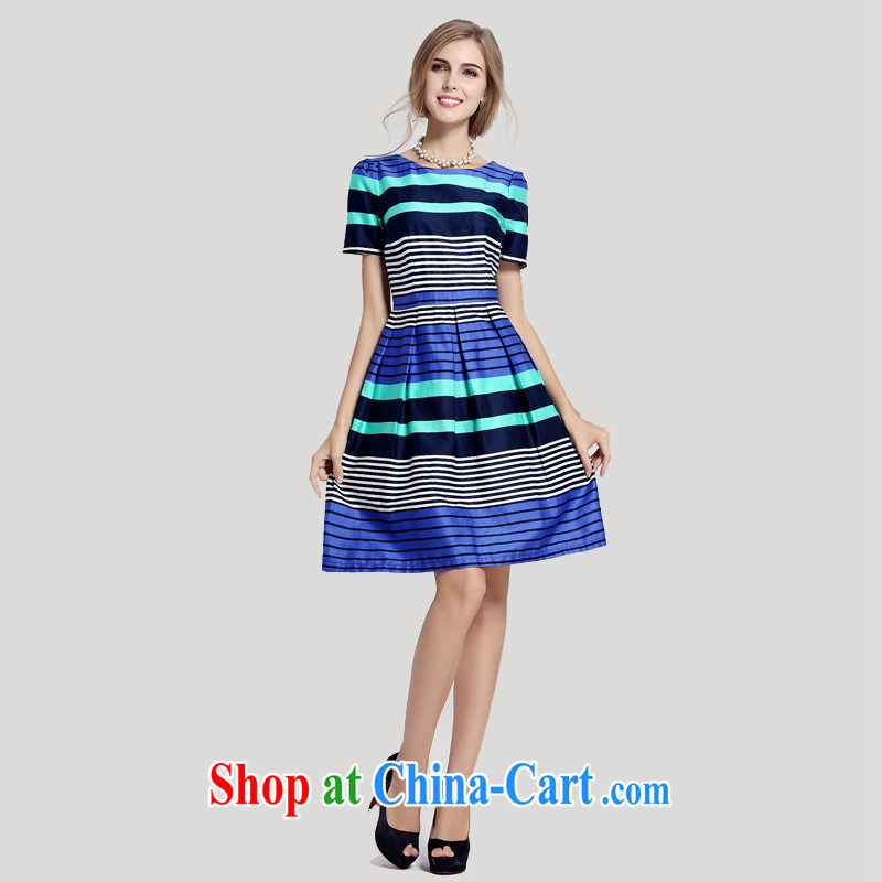 Cotton Silk Dresses summer beauty bars Princess skirt picture color XL