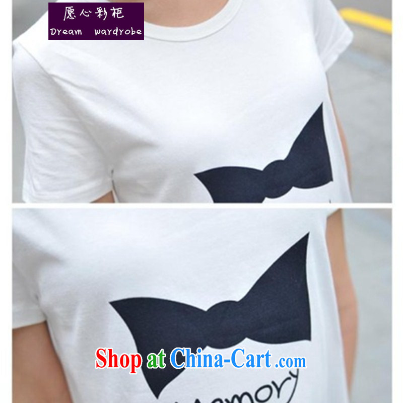 would like to heart Color cabinet 2014 summer new Korean pregnant women long T shirt bow tie short-sleeve does not rule out the pregnant women T pension ll 153 white, code, and would like to a multimedia message container, and shopping on the Internet