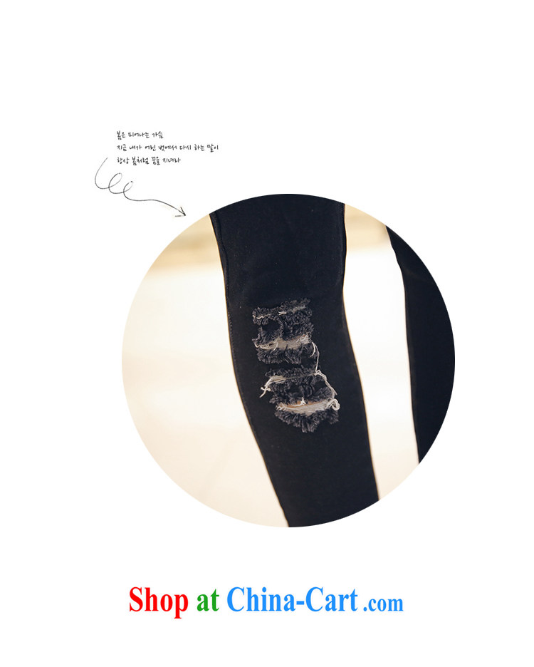 The Code's 2015 mm thick summer new Korean video thin washable ripped jeans Casual Trousers children black XXXXL pictures, price, brand platters! Elections are good character, the national distribution, so why buy now enjoy more preferential! Health