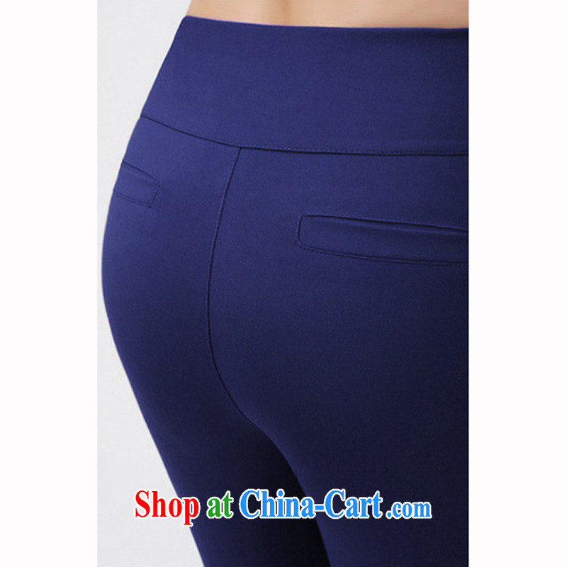Cheuk-yan Yi Lai Ying 2015 spring new high-stretch the code pants beauty video gaunt waist-solid color trousers YGD 118 black 3 XL, Cheuk-yan Yi Lai, and shopping on the Internet