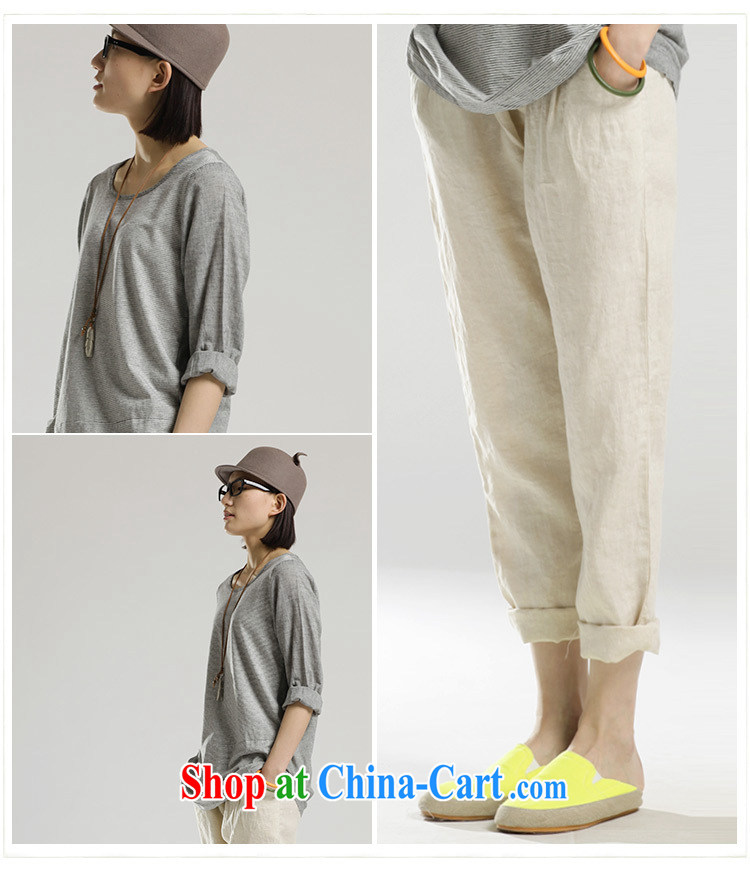 Cheuk-yan Yi Lai shadow summer on the new larger female Elastic waist loose video thin cotton the girl pants candy color 9 pants YG 6832 green 2 XL pictures, price, brand platters! Elections are good character, the national distribution, so why buy now enjoy more preferential! Health