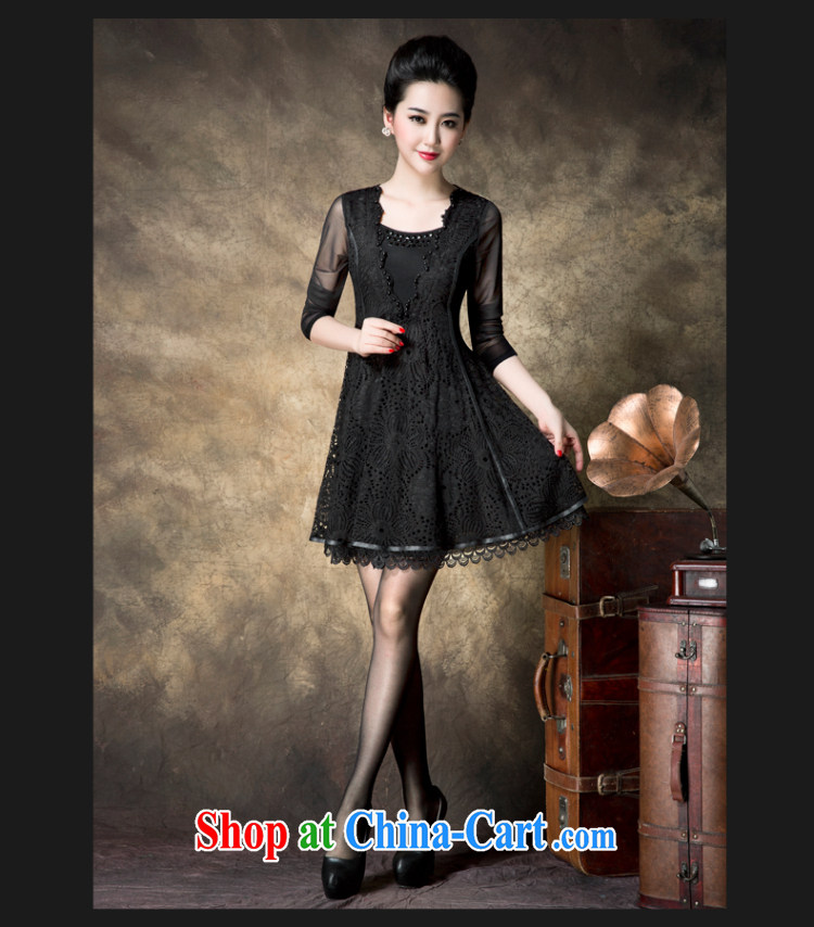 Colorful, Autumn 2014 the new, larger women mm thick aura video thin nail Pearl solid long-sleeved dresses A 1559 black XL pictures, price, brand platters! Elections are good character, the national distribution, so why buy now enjoy more preferential! Health