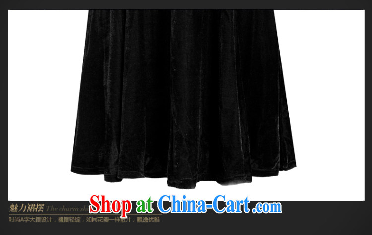 Colorful, Autumn 2014 the new dress code the girls long-sleeved style, wool video thin larger dresses A 8103 black 5 XL pictures, price, brand platters! Elections are good character, the national distribution, so why buy now enjoy more preferential! Health
