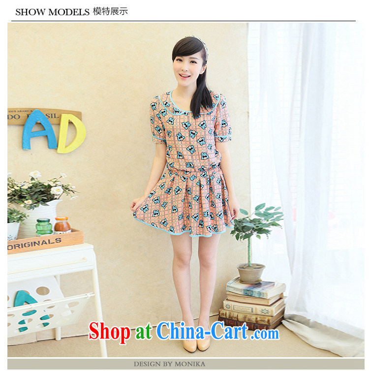Moses Veronica XL female 2014 Korean summer new plaid picture snow woven shirt + body skirt short skirt body skirt XXXL pictures, price, brand platters! Elections are good character, the national distribution, so why buy now enjoy more preferential! Health