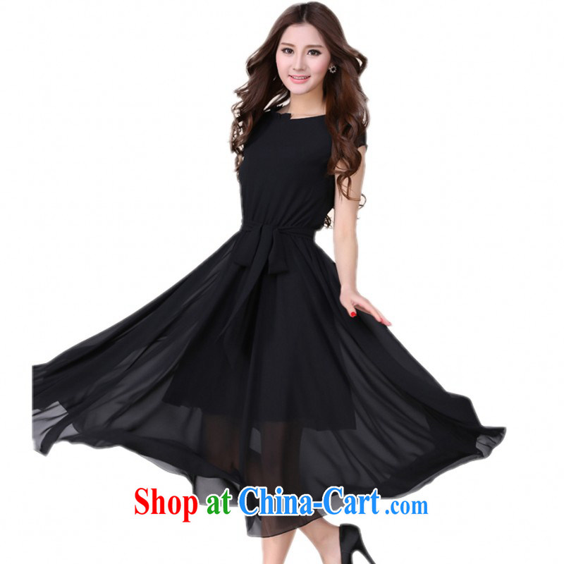 The delivery package as soon as possible e-mail 2015 summer is indeed the XL long skirt solid ice woven large beach skirt thick mm elegance short-sleeved dresses blue 5 XL about about 185 - 200 jack, land is still the garment, and, online shopping