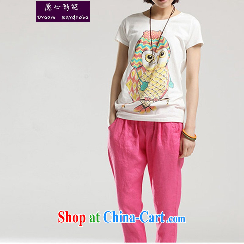 would like to heart Color cabinet 2014 Spring Summer cotton Ma castor pants loose the code pant 79 in Korean leisure pregnant women, and abdominal trouser press P 1389 the red XL, wishes to heart Color cabinet, the Code women, shopping on the Internet