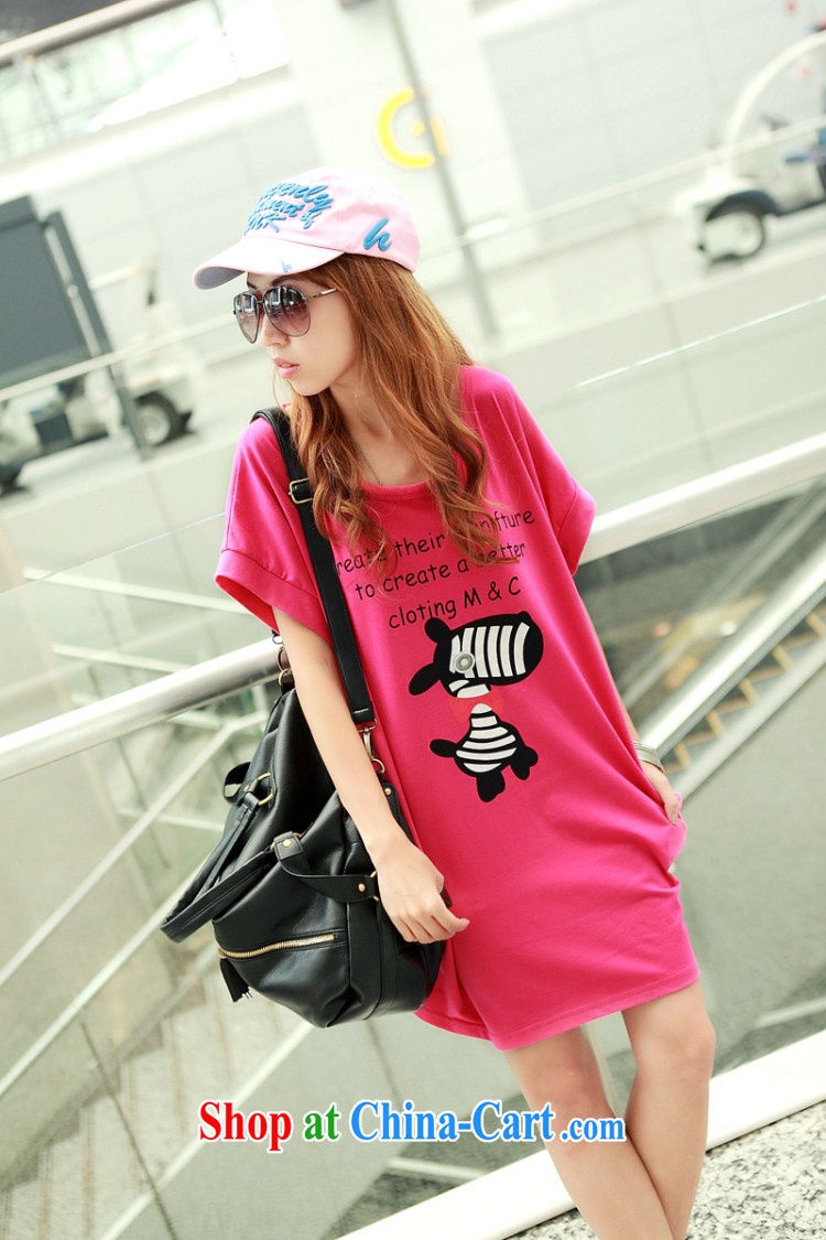 would like to heart Color cabinet 2014 summer new Korean pregnant women with XL thick MM zebra round-collar Korean pregnant women dress shirt T skirt ll 1189 rose red L pictures, price, brand platters! Elections are good character, the national distribution, so why buy now enjoy more preferential! Health