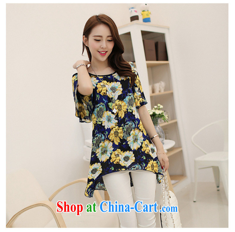 2015 KRTRACY new Korean style lounge, long, snow-woven shirt short-sleeved thick MM female graphics thin ice woven shirts SMS 1620 blue XXXXXL pictures, price, brand platters! Elections are good character, the national distribution, so why buy now enjoy more preferential! Health
