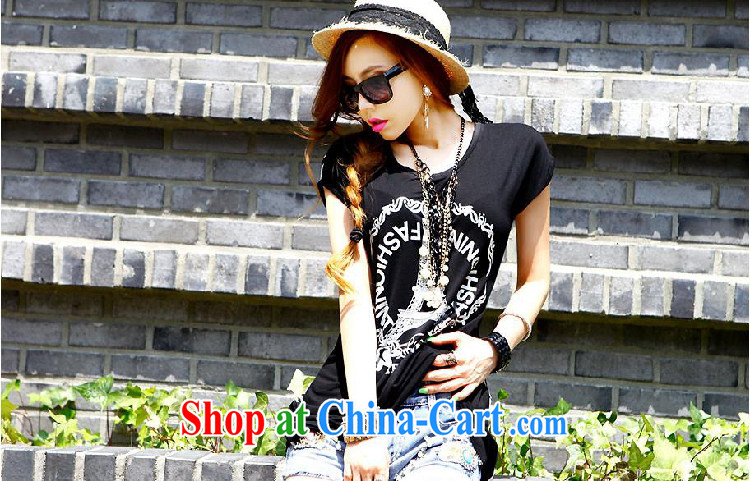 NOS new short-sleeved round-neck collar cotton shirt T female Korean Version Stamp striped stitching Color Lounge T-shirt 200 jack to wear L 8091 black-and-white stripes 4 XL recommendations 270 Jack the following pictures, price, brand platters! Elections are good character, the national distribution, so why buy now enjoy more preferential! Health