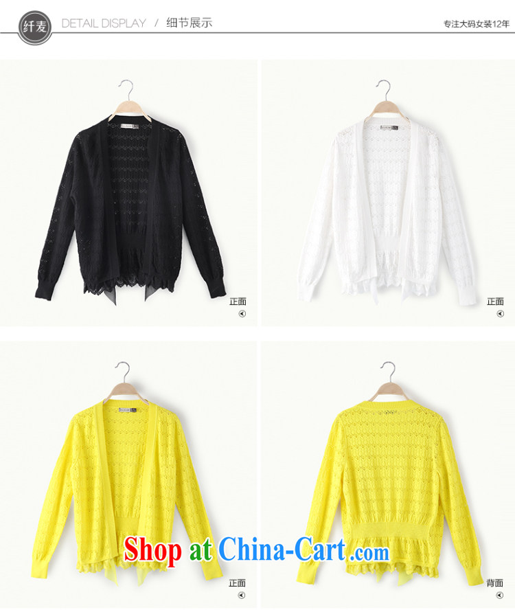 The Mak larger women fall 2014 with new thick mm video thin ice woven stitching cardigan knitted jackets S 13,077 white 3 XL pictures, price, brand platters! Elections are good character, the national distribution, so why buy now enjoy more preferential! Health