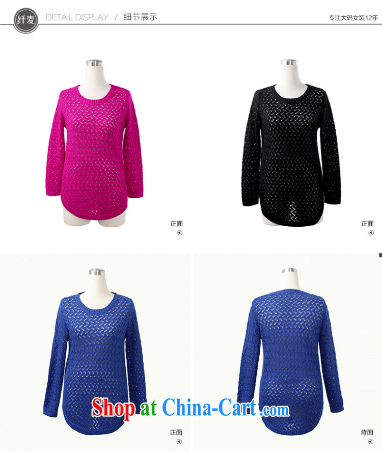 The Mak larger women 2014 new autumn loaded thick mm long, Openwork knitted T-shirt women T-shirt YF - 14,008 black 3 XL pictures, price, brand platters! Elections are good character, the national distribution, so why buy now enjoy more preferential! Health