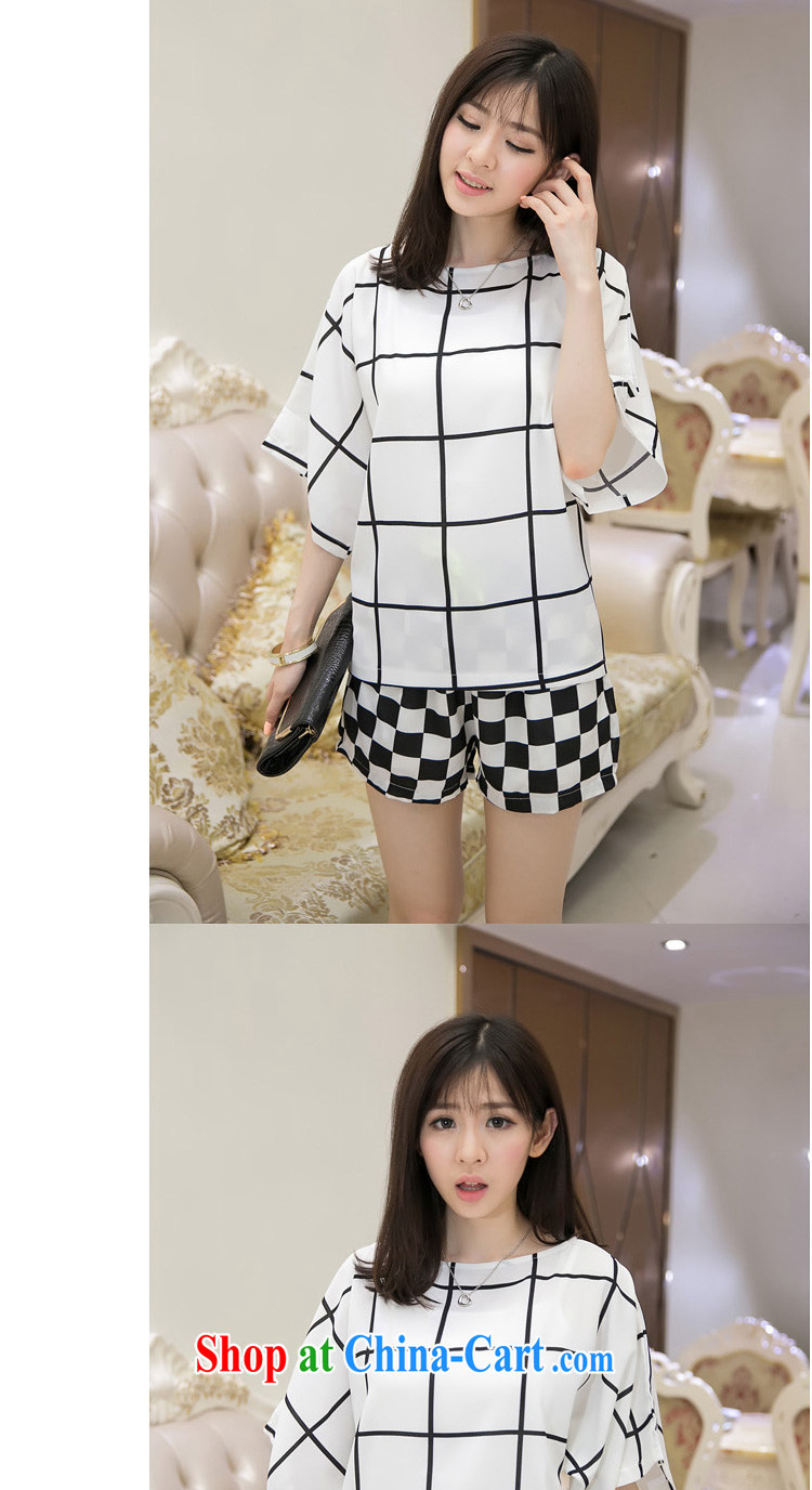 flower girl Isabelle 2014 new thick sister XL video thin black-and-white, bat sleeves snow woven shirts shorts Leisure package female D 6013 white XXXL pictures, price, brand platters! Elections are good character, the national distribution, so why buy now enjoy more preferential! Health