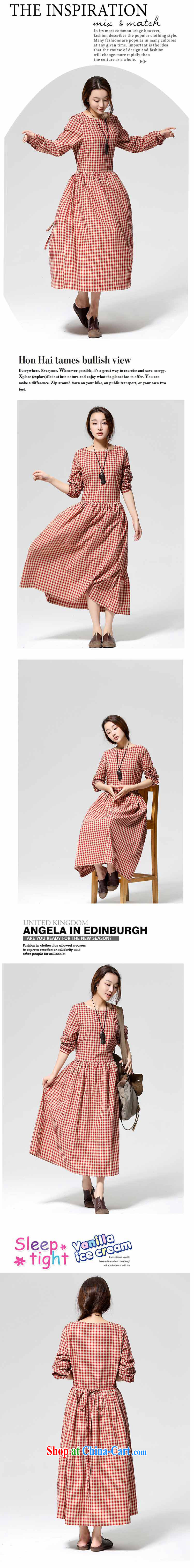 The Ju-yi, Autumn 2014 new plaid cotton dress RJ 9563 blue grid L pictures, price, brand platters! Elections are good character, the national distribution, so why buy now enjoy more preferential! Health