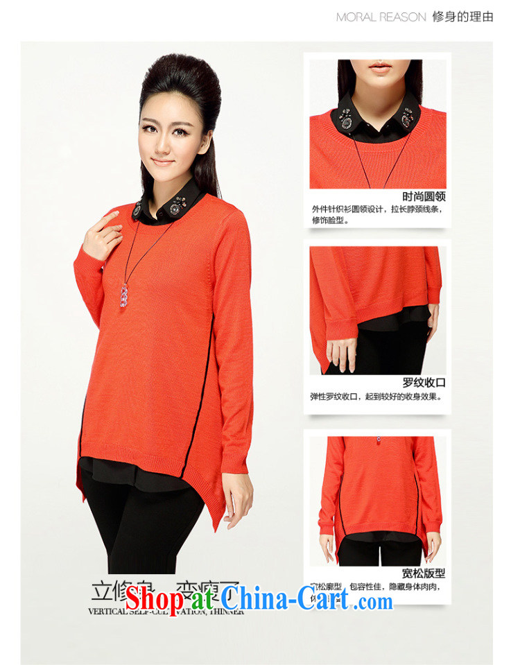 The Mak larger women fall 2014 with new thick mm stylish two-piece knitted sweaters MS - C - 14 L 1651 orange 3 XL pictures, price, brand platters! Elections are good character, the national distribution, so why buy now enjoy more preferential! Health