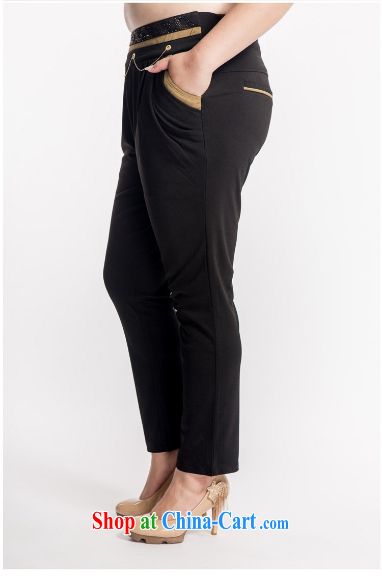 Thick Ljubljana 2015 larger female summer new stylish 9 pants girls has been the pants 008 A black 32# black 38 pictures, price, brand platters! Elections are good character, the national distribution, so why buy now enjoy more preferential! Health