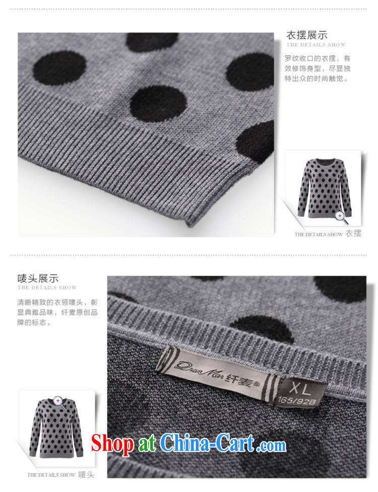 The Mak larger women fall 2014 with new thick mm stylish wave, Korean woolen pullover girls YF - 14,124 flowers gray 3 XL pictures, price, brand platters! Elections are good character, the national distribution, so why buy now enjoy more preferential! Health