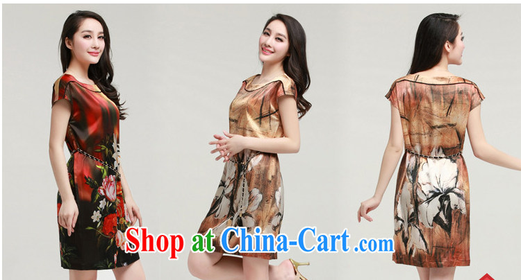 Recalling that Advisory Committee's 2015 summer new loose the Code women, older women with mother sauna silk skirt Silk Dresses 309 photo color 6 XL pictures, price, brand platters! Elections are good character, the national distribution, so why buy now enjoy more preferential! Health