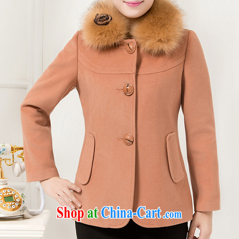 The line spend a lot, girls in winter, Korean video thin thick mm solid color can be removed for gross General, loose hair that jacket 42 #DM red L, sea routes, and shopping on the Internet
