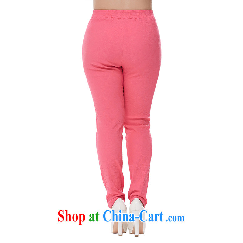 msshe XL women autumn 2014 the new emphasis on cultivating mm video thin casual long pants 7621 color blue T 4, Susan Carroll, Ms Elsie Leung Chow (MSSHE), online shopping