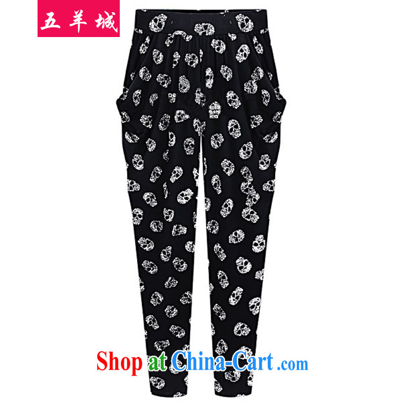 Five Rams City in Europe and by 2015 the code summer skull mm thick trousers children and indeed intensify beauty video skinny foot trousers thick sister spring, black pants XXXL/165 - 190 jack, 5 rams City, shopping on the Internet