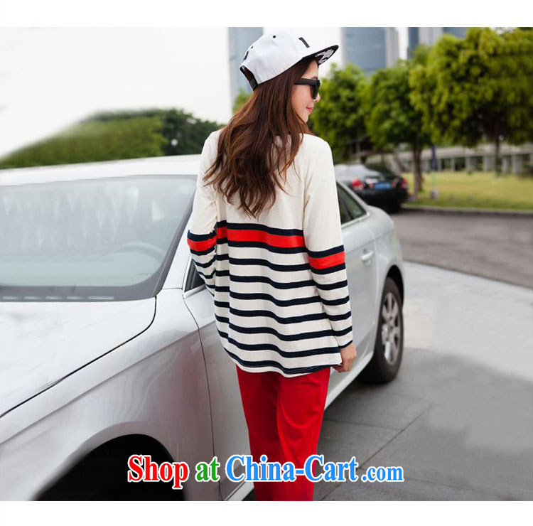 The ZORMO Code women Spring and Autumn and the fat XL Sport Kits mm thick streaks T shirt + pants 2-piece set king size code package red XXXXL pictures, price, brand platters! Elections are good character, the national distribution, so why buy now enjoy more preferential! Health