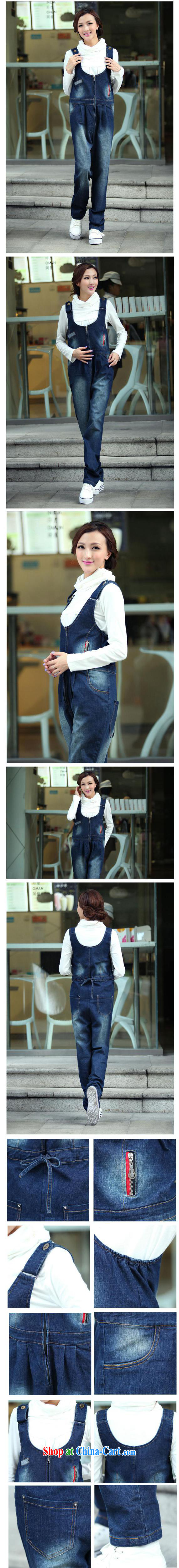 To Heart Color cabinet 2014 autumn new pregnant women pregnant women with pants Korean pregnant women shoulder straps spring fashion pregnant women jeans yz picture color XXL pictures, price, brand platters! Elections are good character, the national distribution, so why buy now enjoy more preferential! Health
