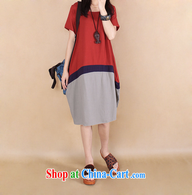Colorful nickname Julia 2014 summer ripstop taffeta overlay dress code the Korean Hit color stitching cotton the Summer dresses red XXL pictures, price, brand platters! Elections are good character, the national distribution, so why buy now enjoy more preferential! Health