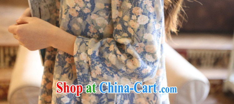 Dream snow, and pregnant women in the autumn and the new oil painting floral pregnant women dress 100 7 ground-cuff pregnant women dress light blue XL pictures, price, brand platters! Elections are good character, the national distribution, so why buy now enjoy more preferential! Health