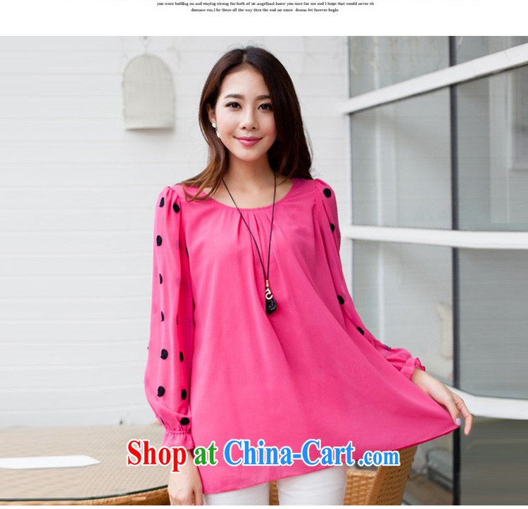 The ink marks autumn 2014 new king, Korean fashion ladies thick MM round-collar loose video thin wave point embroidery long-sleeved loose snow woven shirts with belts of red XXXXL pictures, price, brand platters! Elections are good character, the national distribution, so why buy now enjoy more preferential! Health