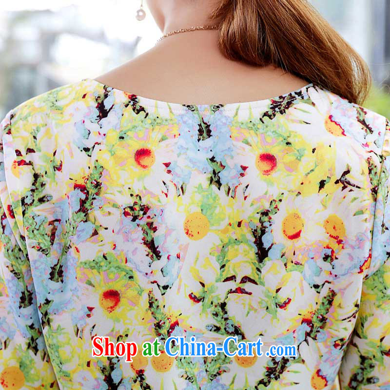 Morning would be focused on mm spring new Korean version 2015 aura T-shirt lady stylish stamp graphics thin long-sleeved snow woven shirts and stylish beauty round-collar floral long-sleeved suit 5 XL recommendations 165 - 180 jack, early morning, and, online shopping