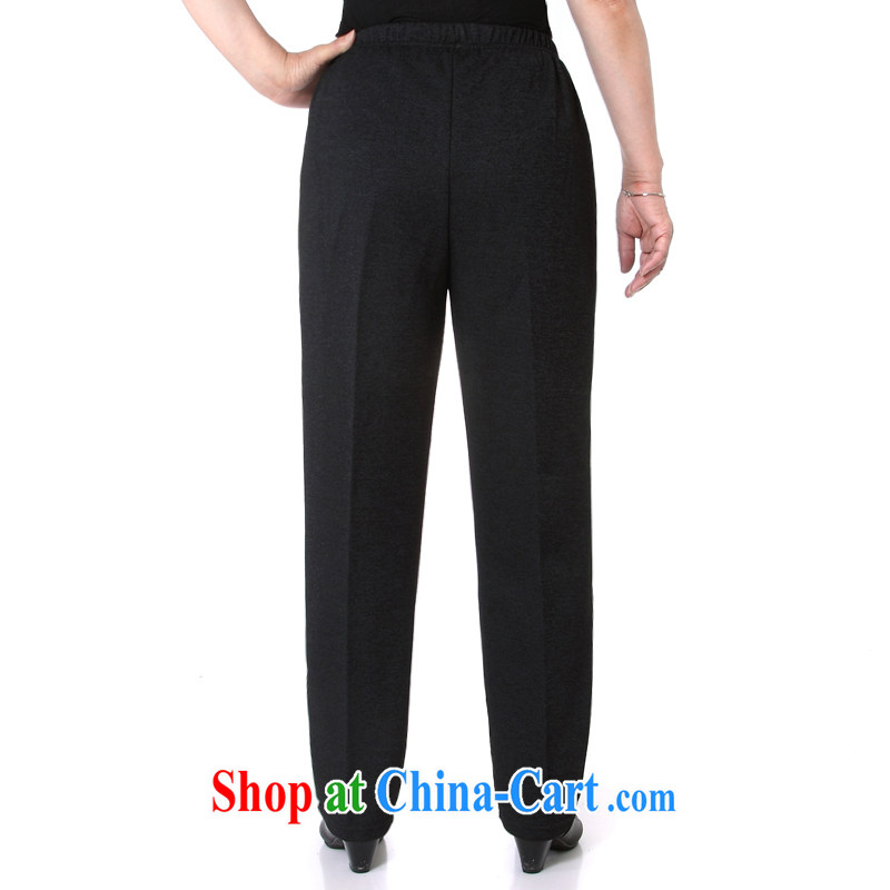 Han Rui 2015 spring new products, mom with older persons Elastic waist lounge pants solid color has been the trousers, old embroidered high waist Trouser press No. 2 color 31, Patrick Ryan (hanris), shopping on the Internet