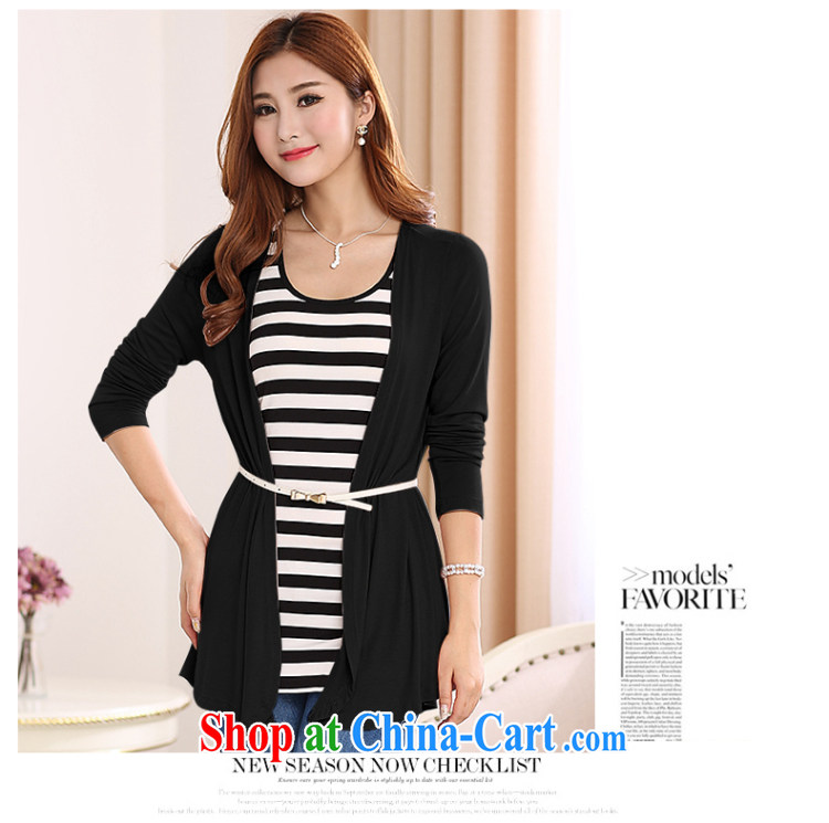 The ink marks autumn 2015 King, new Korean fashion beauty larger knitted T-shirt simple plain colored long-sleeved style knitting cardigan air-conditioning T-shirt-gray 5 XL pictures, price, brand platters! Elections are good character, the national distribution, so why buy now enjoy more preferential! Health