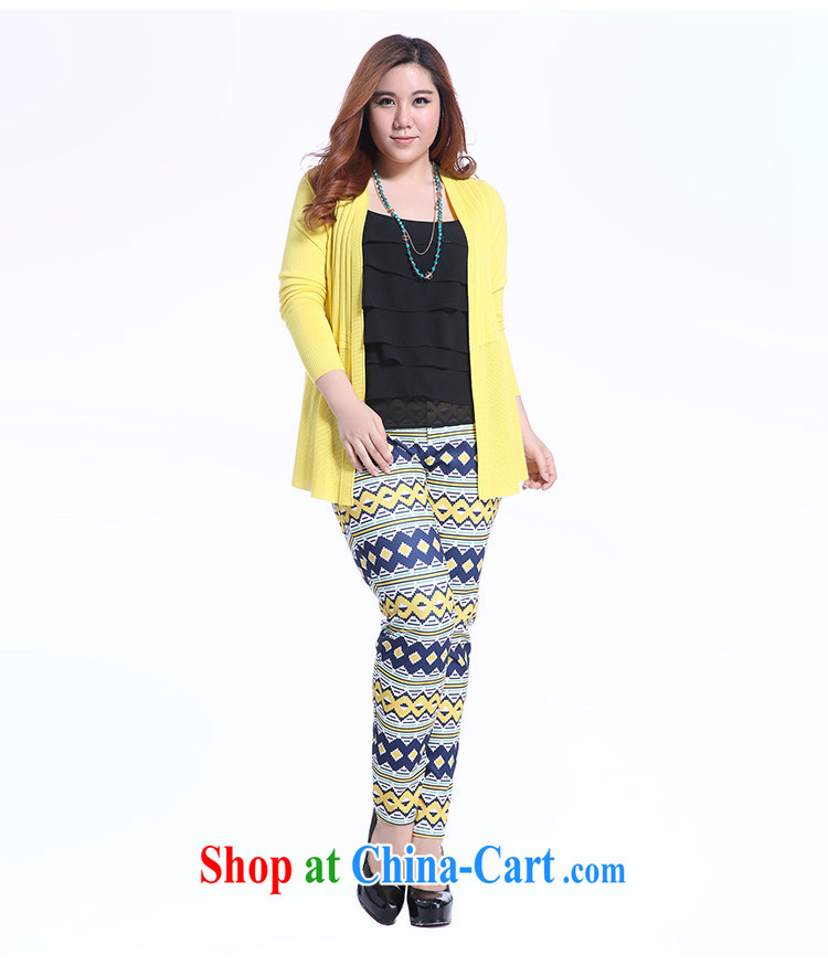 Slim LI Sau 2014 autumn new, larger female OL commuter cultivating knitting cardigan Q 3903 yellow XXL pictures, price, brand platters! Elections are good character, the national distribution, so why buy now enjoy more preferential! Health